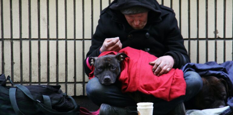 Obdachlose Menschen Kältehilfe