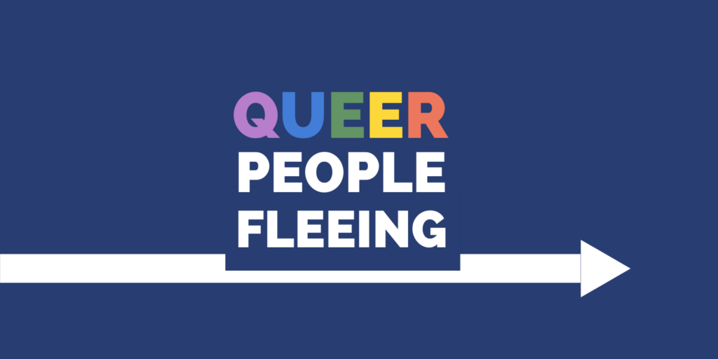 queer people fleeing