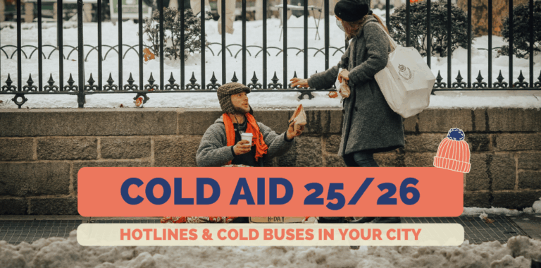 Titelbild: Cold Aid Hotlines and Cold Buses in your City