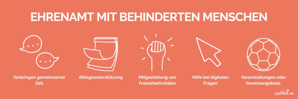 Ehrenamt mit hinderten Menschen - Engagementmöglichkeiten